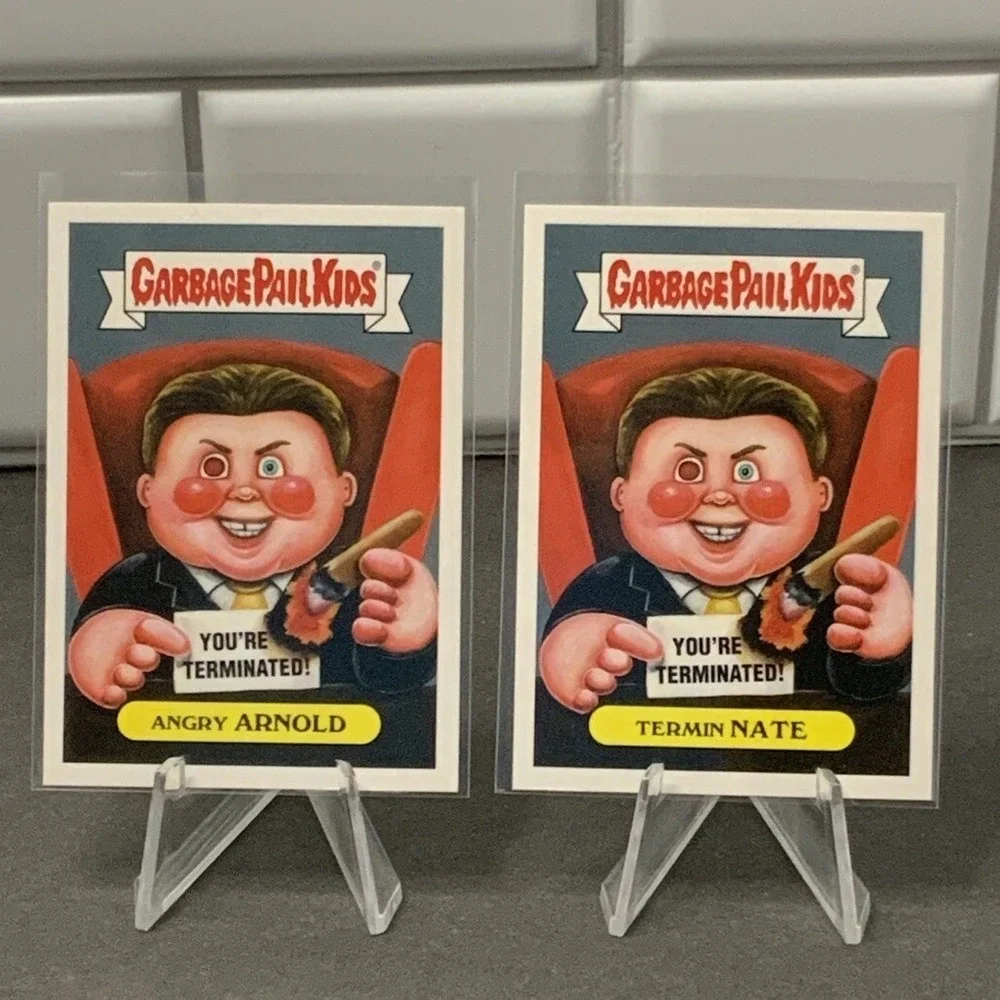 Arnold Schwarzenegger‎ Terminator Donald Trump Apprentice Card Garbage Pail Kids